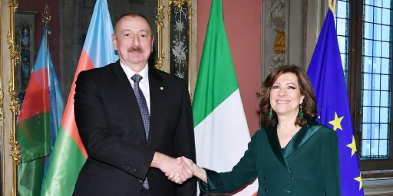 President Ilham Aliyev met with President of Italian Senate