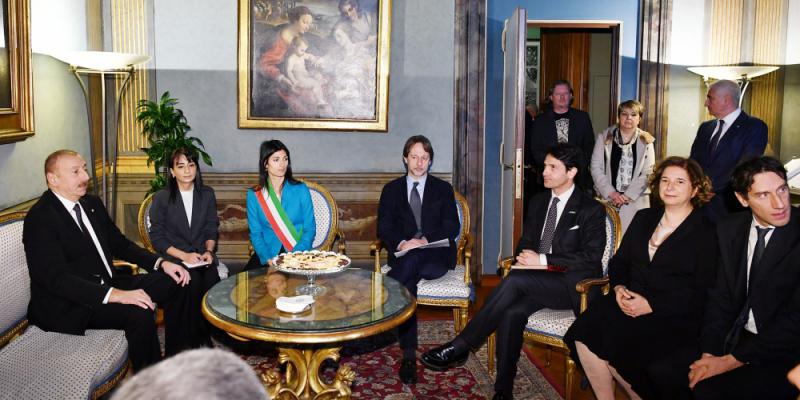 President Ilham Aliyev met with mayor of Rome