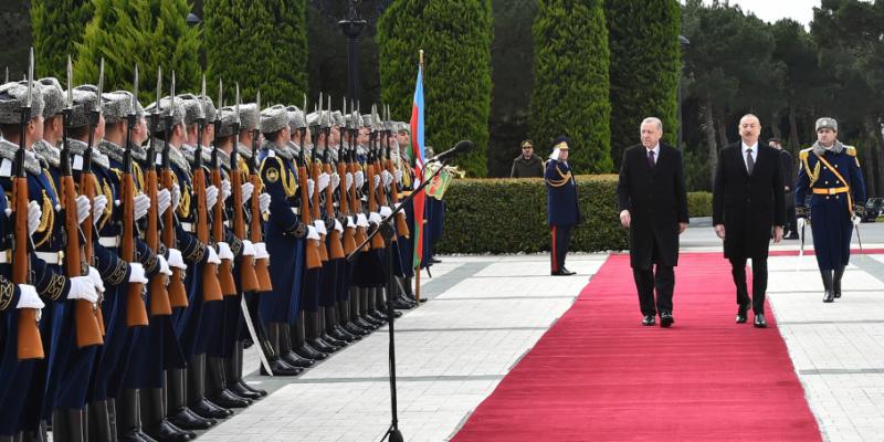Состоялась церемония официальной встречи Президента Турции Реджепа Тайипа Эрдогана