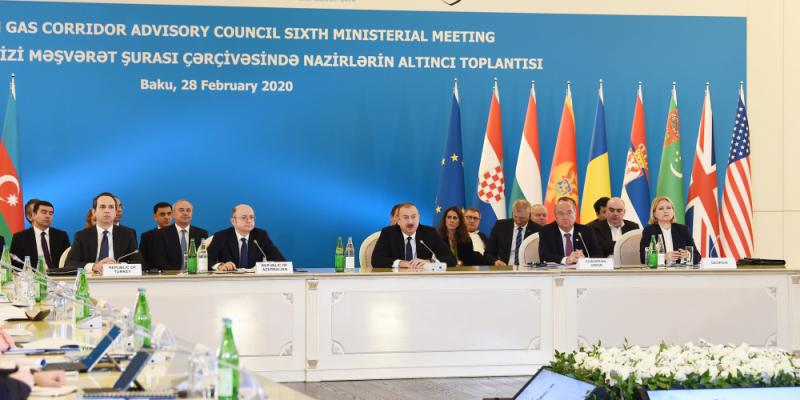 В Баку проходит VI заседание министров в рамках Консультативного совета Южного газового коридора 