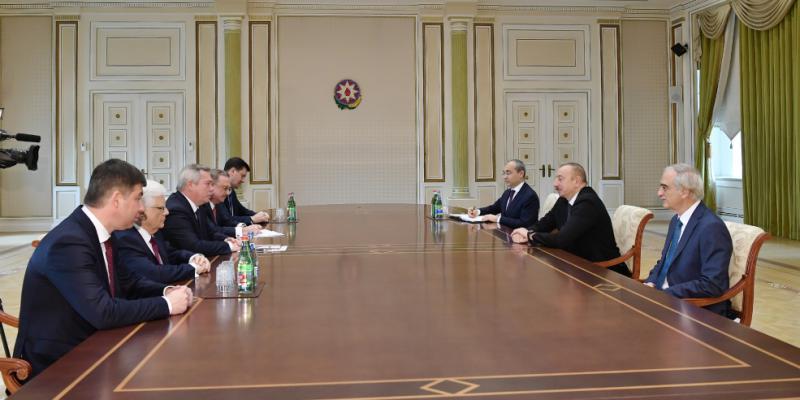 President Ilham Aliyev received delegation led by governor of Russia’s Rostov Region