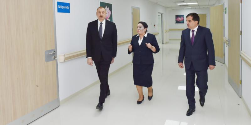 President Ilham Aliyev inaugurated Gazakh District Central Hospital 