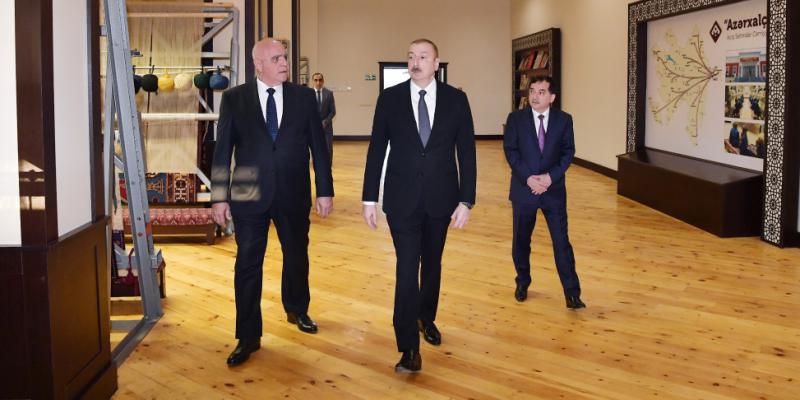 Президент Ильхам Алиев ознакомился с деятельностью Газахского филиала ОАО «Азерхалча»