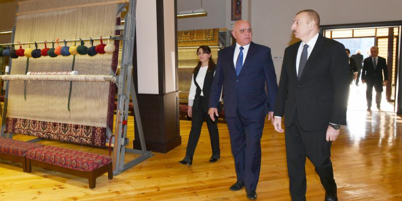 Президент Ильхам Алиев ознакомился с Агстафинским филиалом ОАО «Азерхалча»