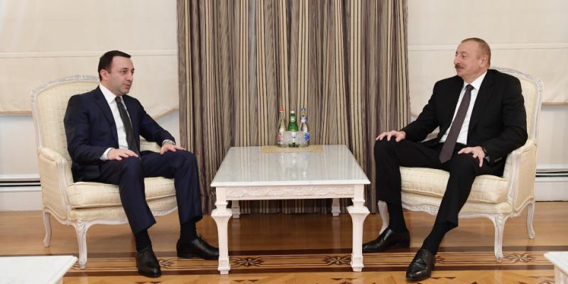 President Ilham Aliyev received Georgian defense minister