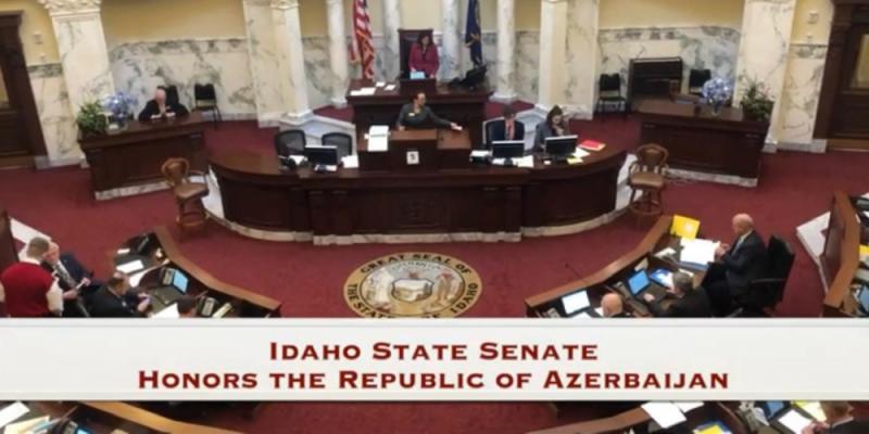 Idaho State Senate honors Azerbaijan