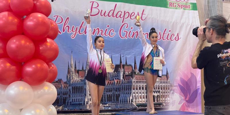 Azerbaijani twin sisters win gold and silver medals at international rhythmic gymnastics tournament