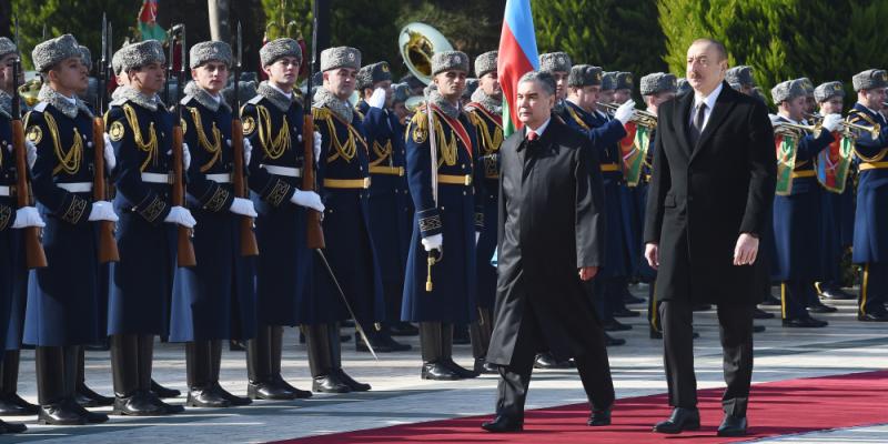 Official welcome ceremony was held for President of Turkmenistan Gurbanguly Berdimuhamedov