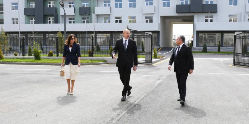 President Ilham Aliyev attended opening of Hovsan residential complex 