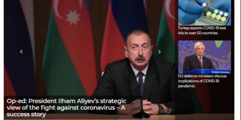 Статья АЗЕРТАДЖ под заголовком «Большой вызов и спасительная миссия лидера» опубликована на 45 сайтах 23 стран