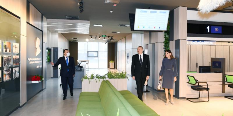President Ilham Aliyev and first lady Mehriban Aliyeva attended opening of DOST center No3