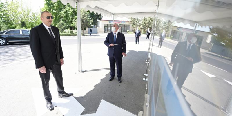 President Ilham Aliyev opened newly renovated Buruj-Gulabatili-Khoruzlu-Kabirli-Bayandurlu-Garadaghli highway