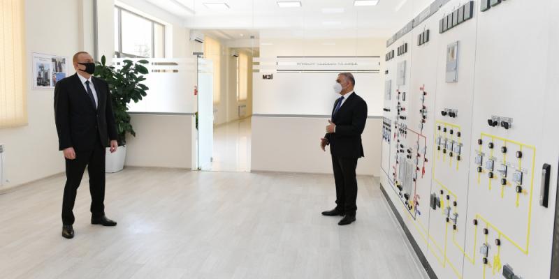 President Ilham Aliyev launched newly renovated “Tartar” power substation