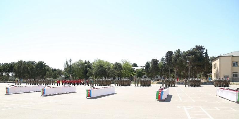 В азербайджанской армии прошла церемония присяги