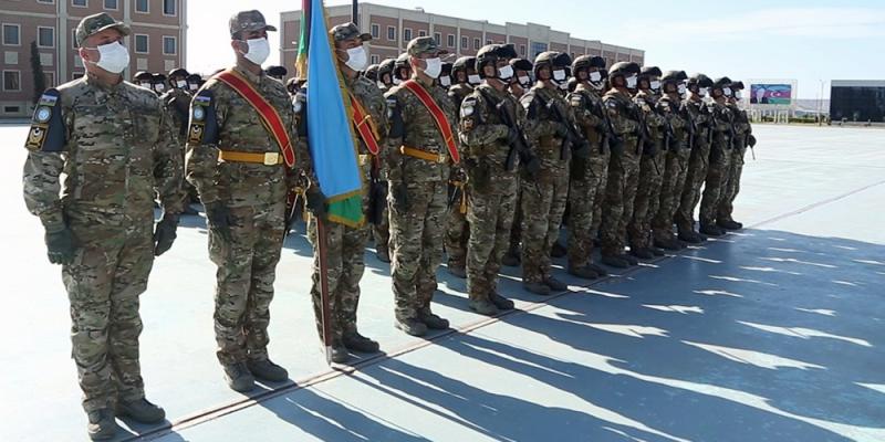 Azerbaijan Army’s parade formation leaves for Moscow
