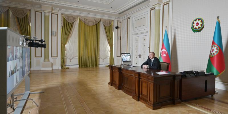 Video conference between President Ilham Aliyev, newly appointed vice president and other representatives of World Bank held 