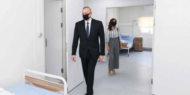 Состоялось открытие корпуса инфекционных заболеваний модульного типа Гянджинской городской больницы номер 1 