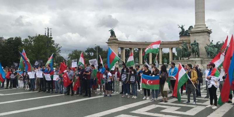 В Будапеште прошел массовый митинг против армянской агрессии
