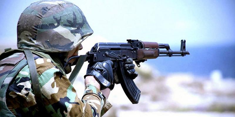 Ermənistan silahlı qüvvələri snayper tüfənglərindən də istifadə etməklə ...