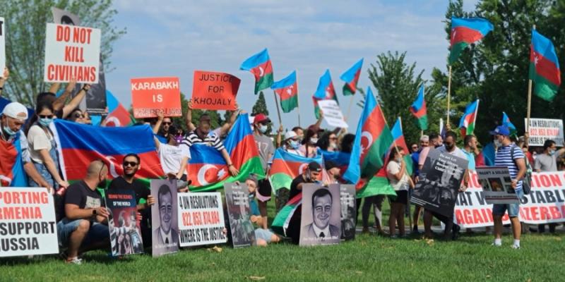 В Вашингтоне прошла очередная акция протеста азербайджанской общины против армянской агрессии