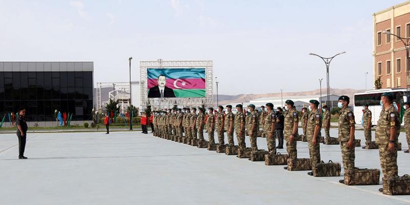 Группа азербайджанских миротворцев отправлена в Афганистан