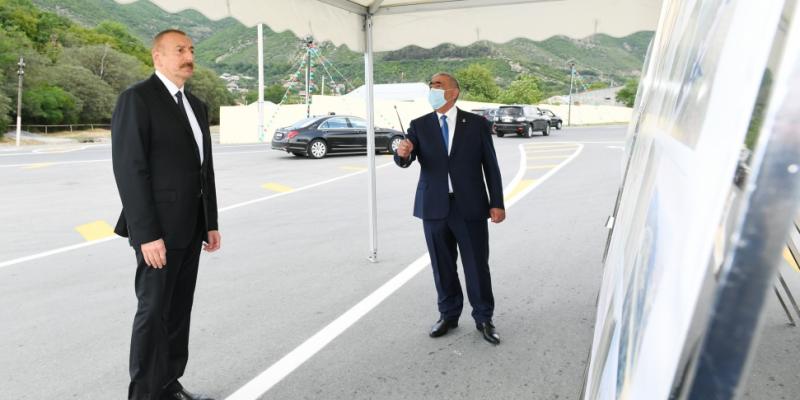 В Шеки состоялось открытие после реконструкции автомобильной дороги Гохмуг-Балталы-Бабаратма-Гарадаглы-Гудула-Дашуз