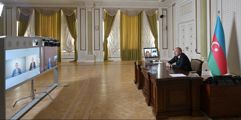 President Ilham Aliyev chaired meeting in a video format on measures taken to combat coronavirus and on socio-economic situation