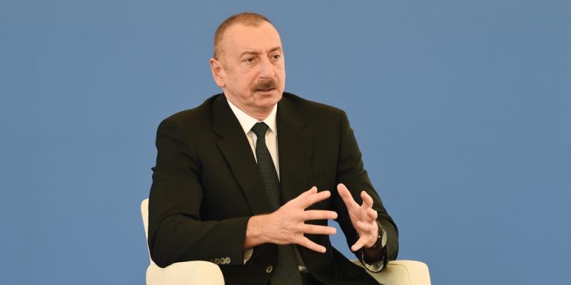 Президент Ильхам Алиев: Строительство электростанции «Гобу» - очень важный шаг в укреплении нашего энергетического потенциала