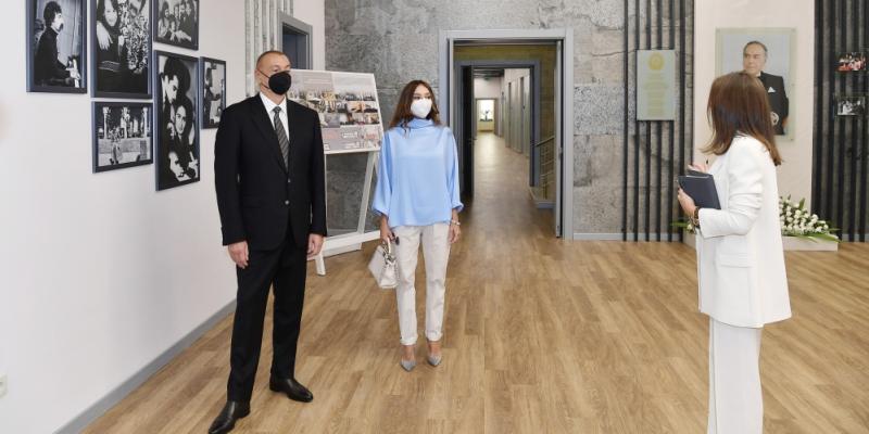 President Ilham Aliyev and first lady Mehriban Aliyeva attended opening of newly renovated Children’s Art School in Baku
