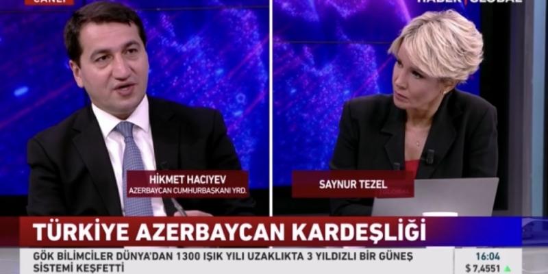 Hikmət Hacıyev: Azərbaycan və Türkiyə regionda çox gözəl inkişaf modeli yaradıblar 