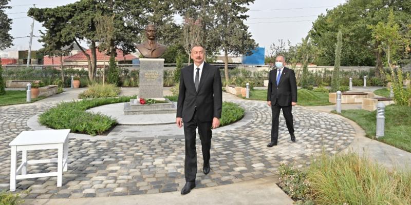Park named after Murtuza Mukhtarov opened in Amirjan settlement, Baku President Ilham Aliyev viewed conditions created in the park