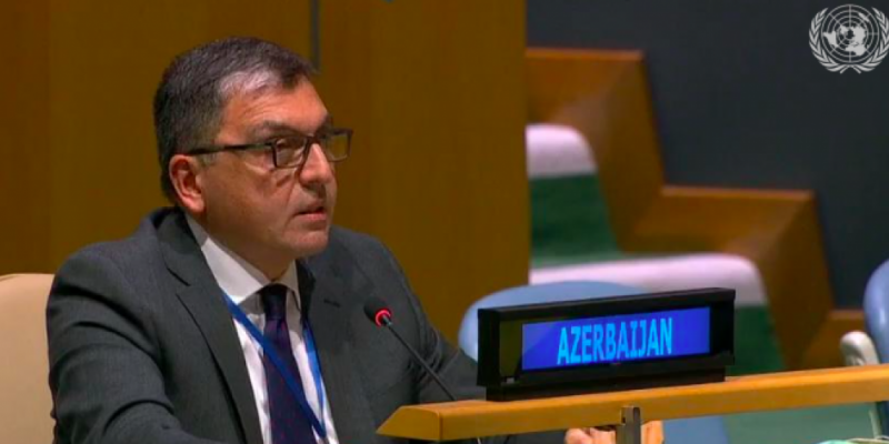 Делегация Азербайджанской Республики дала решительный отпор абсурдным заявлениям премьер-министра Армении на 75-ой сессии Генеральной Ассамблеи ООН