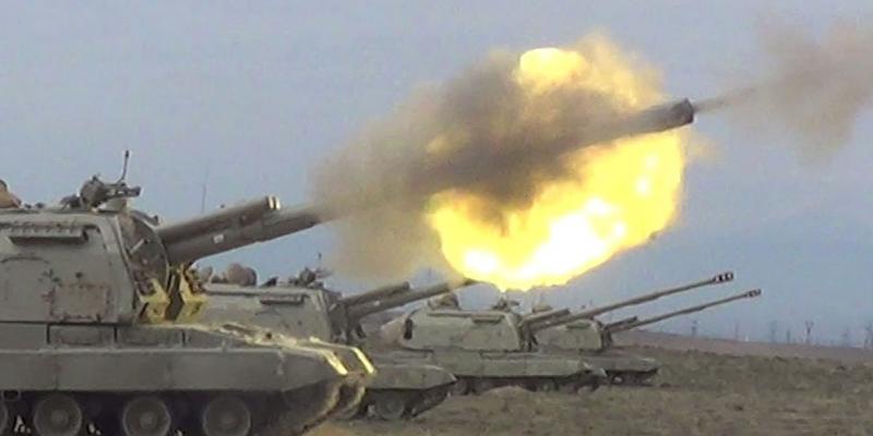 Azerbaijani Army conducts combat firing exercises with 