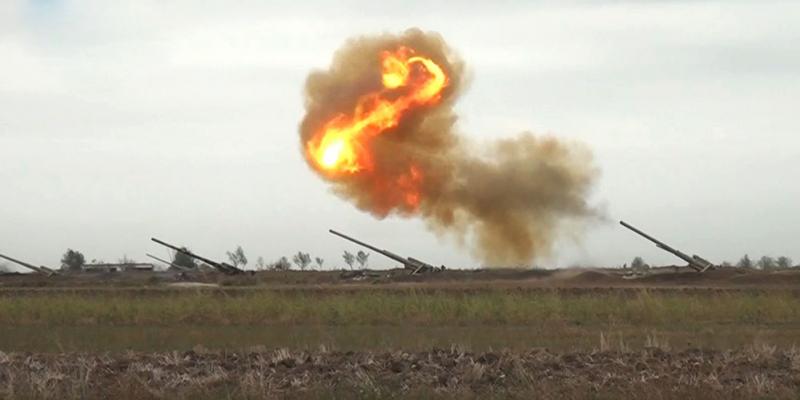 Azerbaijani army strikes Armenia’s artillery units in Aghdara direction