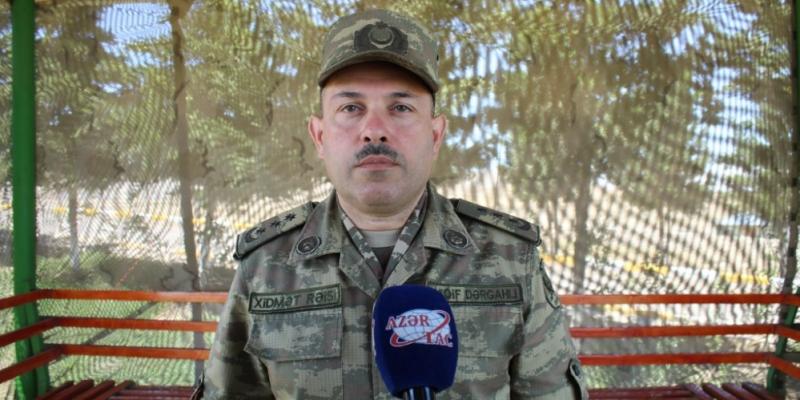 Colonel Vagif Dargahli: The enemy fired on territory of Goranboy district