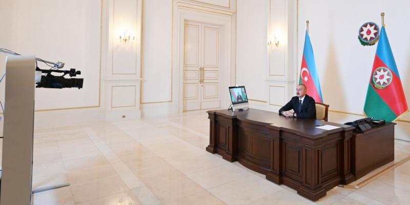 Президент Ильхам Алиев дал интервью телеканалу «Аль-Арабия»