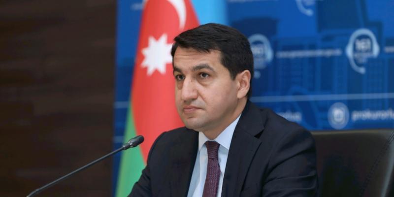 Hikmat Hajiyev: Such irresponsible missile attack with cluster munitions from Armenia can in no way intimidate Ganja people