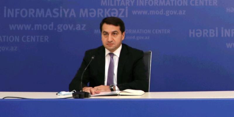 Hikmat Hajiyev: Armenia purposefully targets civilian population and facilities