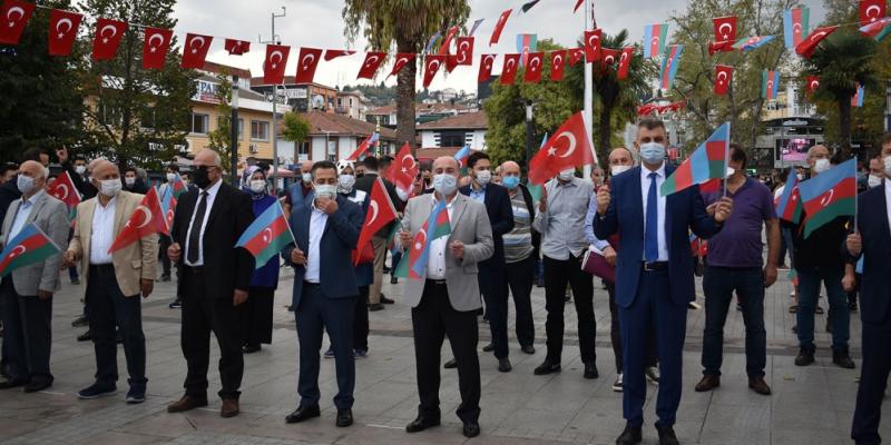 В Турции прошла акция в поддержку Азербайджана