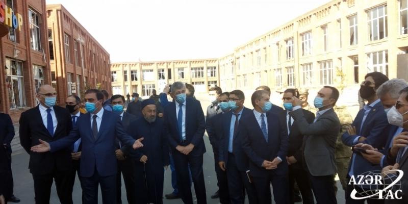 Foreign diplomats arrive in Ganja to eyewitness Armenian atrocities