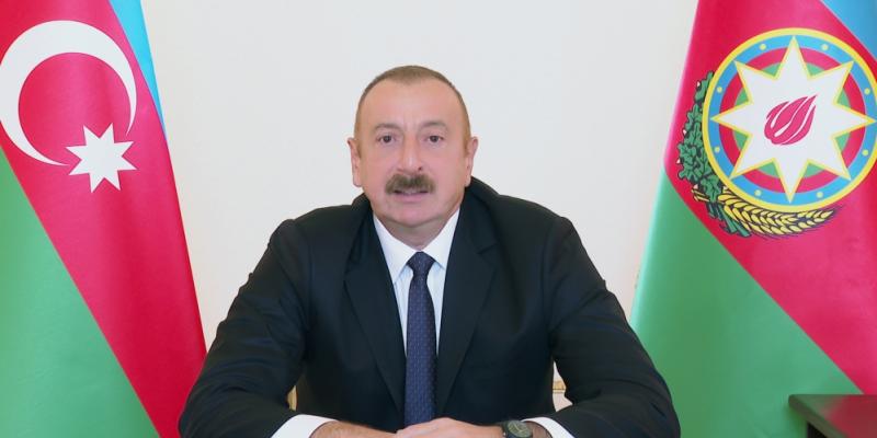 Президент Ильхам Алиев: Вооруженные силы Армении грубо нарушили согласованный временный режим гуманитарного прекращения огня