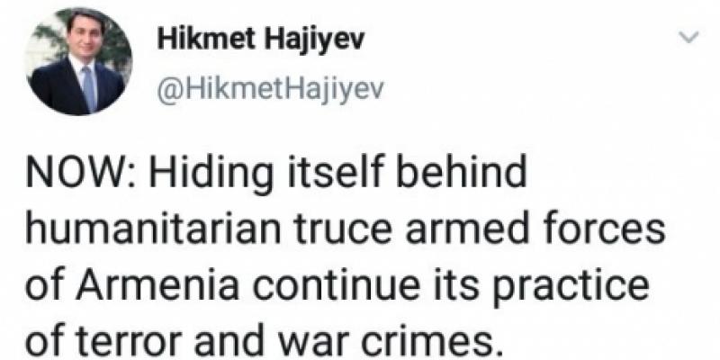 Хикмет Гаджиев: Вооруженные силы Армении в очередной раз подвергли обстрелу города Гянджа и Мингячевир