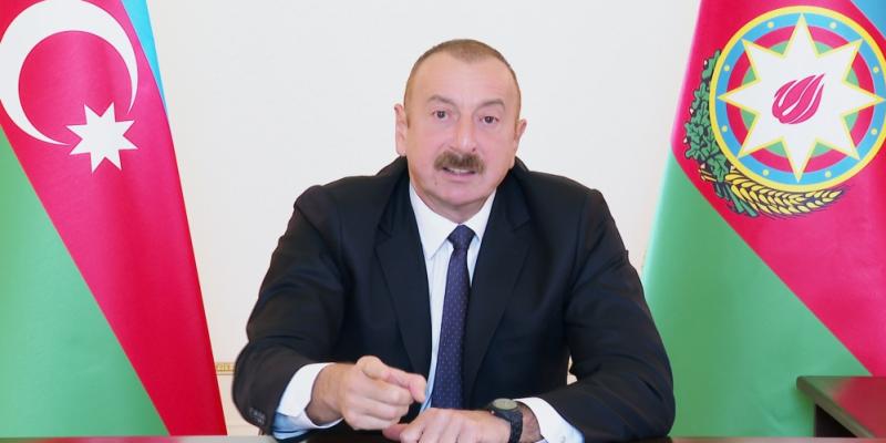 Президент Ильхам Алиев: Откуда в нищей Армении столько оружия, столько техники?