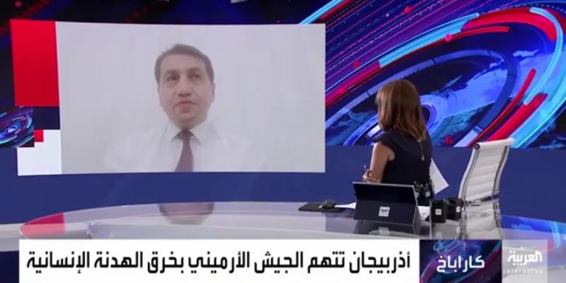 Помощник Президента Хикмет Гаджиев в интервью телеканалу «Аль-Арабия» рассказал о последних провокациях Армении