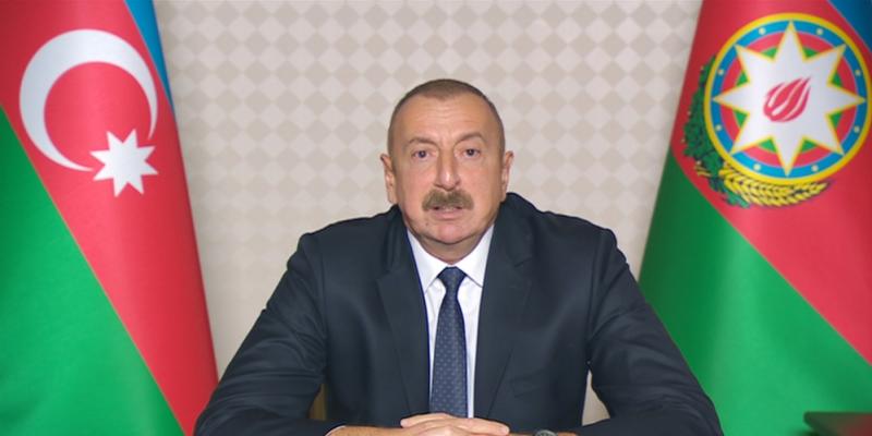 Президент Азербайджана Ильхам Алиев обратился к народу
