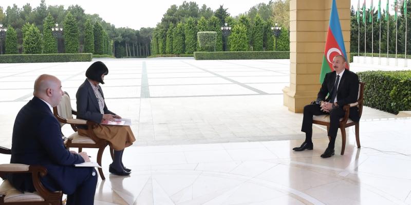 President Ilham Aliyev was interviewed by Japan’s Nikkei newspaper 