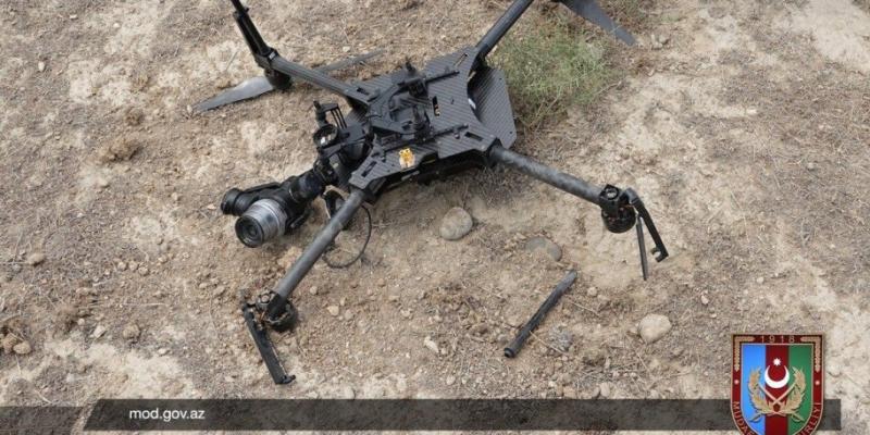 Müdafiə Nazirliyi: Düşmənin kvadrokopteri məhv edilib