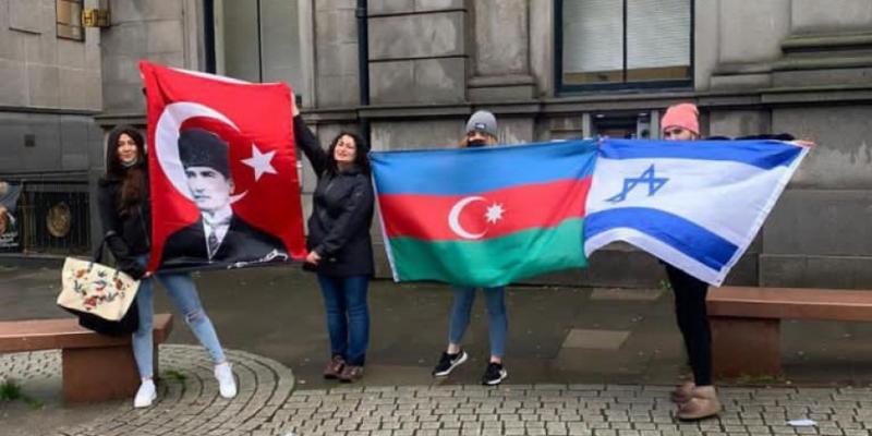 Şotlandiyada erməni terroruna qarşı etiraz aksiyası keçirilib