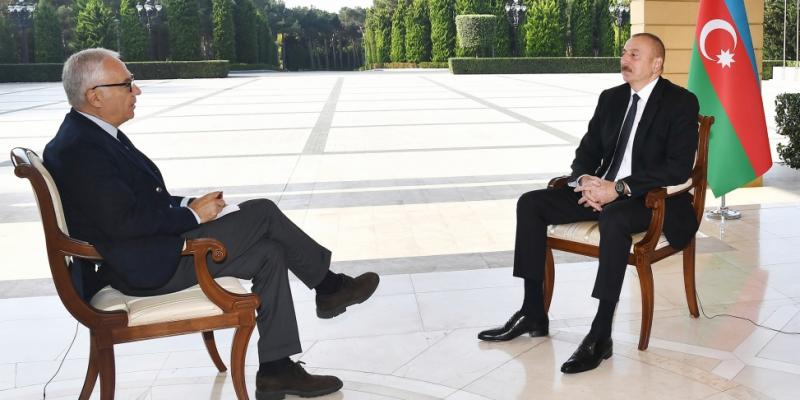 Президент Ильхам Алиев дал интервью итальянской газете “La Repubblica”