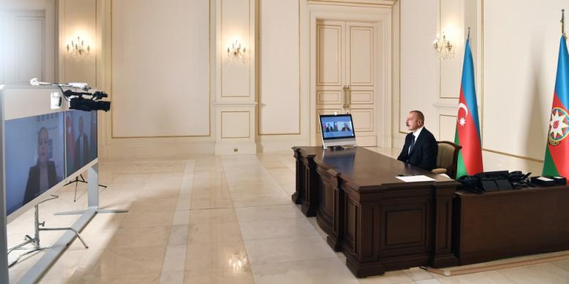 President Ilham Aliyev was interviewed by Spanish EFE news agency